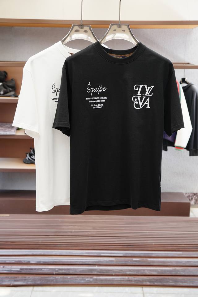 Lv Louis Vuitton - 2025 new style; new short-sleeves for spring and summer, a mu