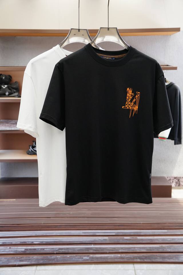 Lv Louis Vuitton 2025 new style; new short-sleeves for spring and summer, a must