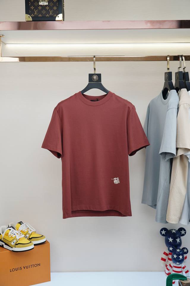 Bbr Burberry 2025 new style; new short-sleeves for spring and summer, a must-hav