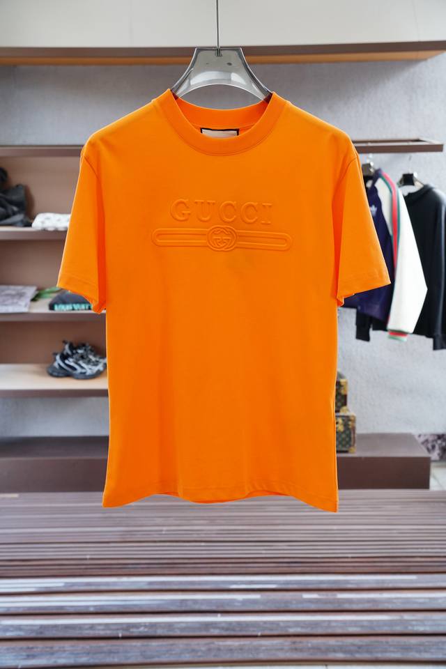 Gucci 2025 Spring and Summer New Releases, Latest Short-sleeved Round Neck T-shi