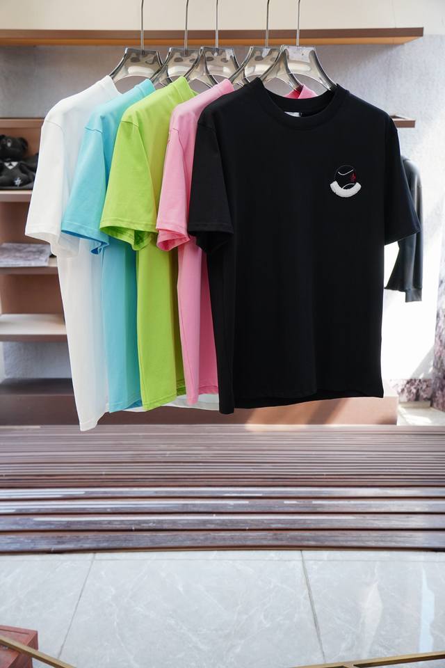 Monkou2025 Spring and Summer New Release Counter Latest Short-sleeved Round Neck