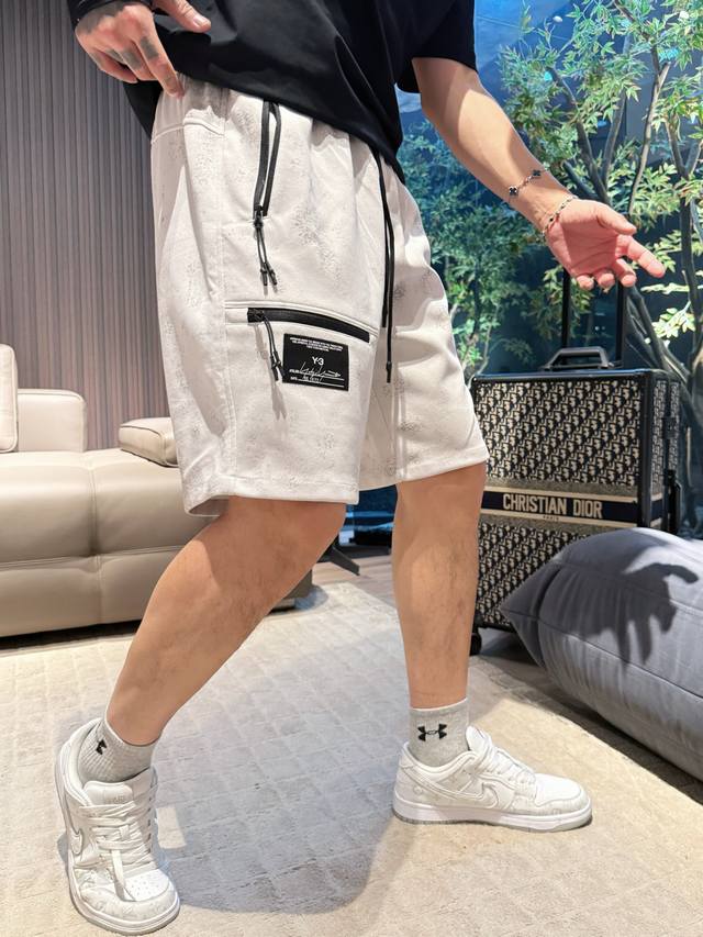 Y3 Three complete labels 2025 summer new men's casual shorts, high-end custom fa