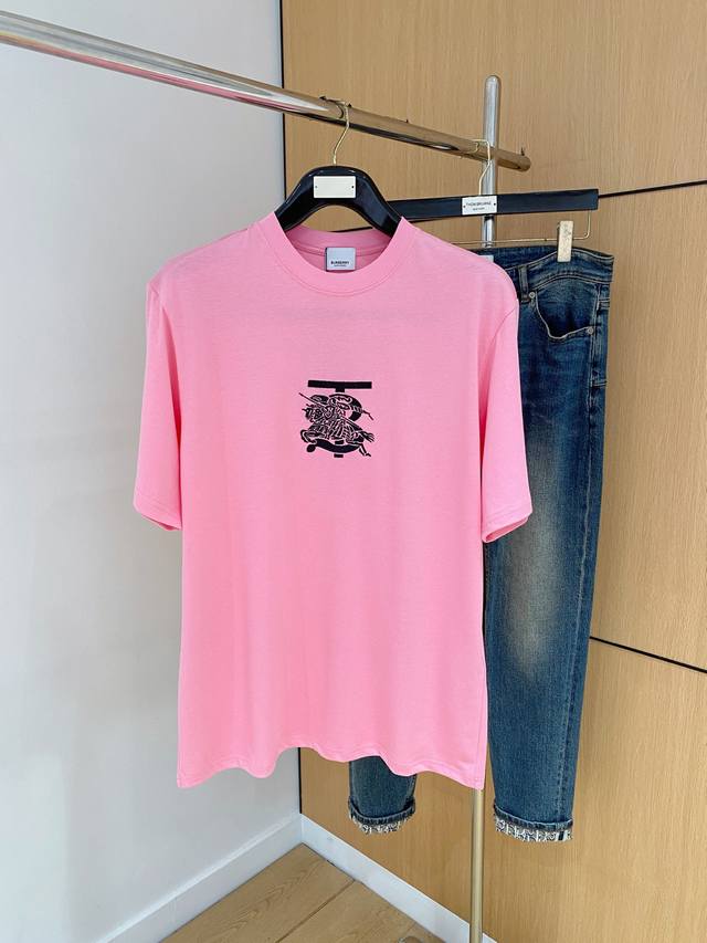 BURBERRY 2025 new summer short-sleeved T-shirt, the first exclusive online relea
