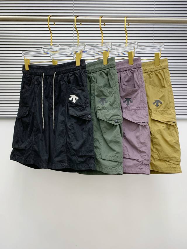 Descente 2025 spring and summer new men's casual shorts high-end goods simple, f