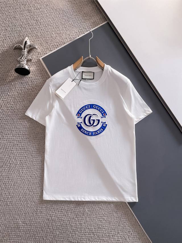 Ancient * Gucci 25Ss Spring and Summer new release, the latest short-sleeved ro