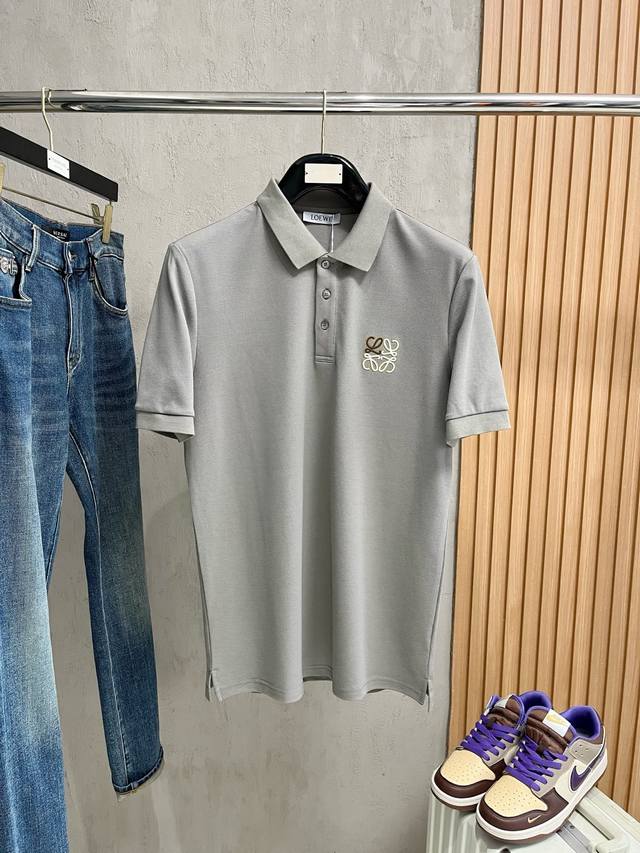Loewe's new men's logo short-sleeved Polo shirt for spring and summer 2025 conti