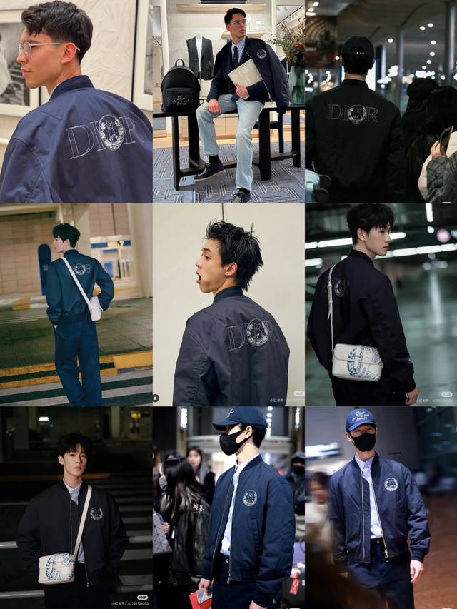 Dior Dior W25S new baseball collar jacket. Original order recommendation! Origin
