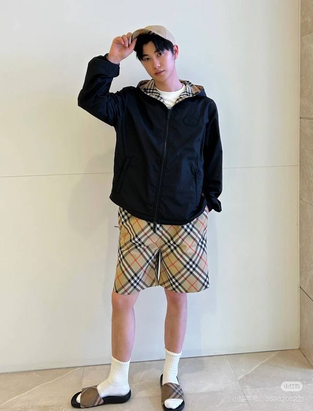 Burberry 2025S new double-sided plaid jacket! Same style as the official website