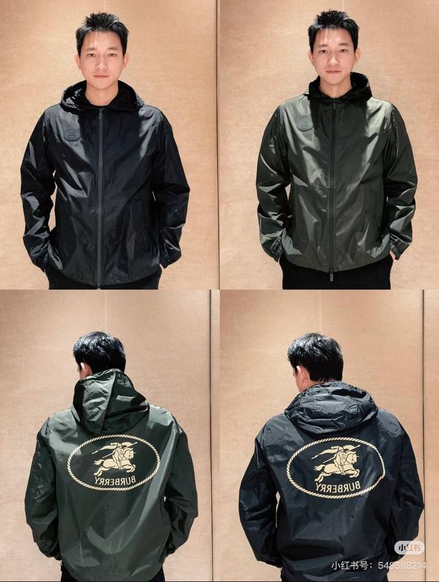 Burberry 25Ss new lightweight hooded jacket. Original order recommendation! Made