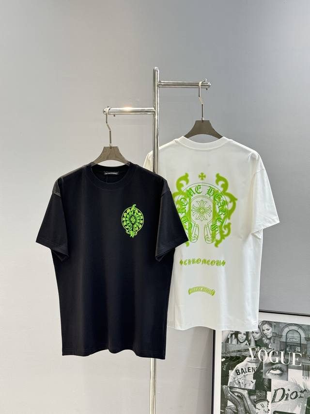 Chrome Hearts*Chrome Hearts 25S Spring and Summer new T-shirt. Chrome Hearts log