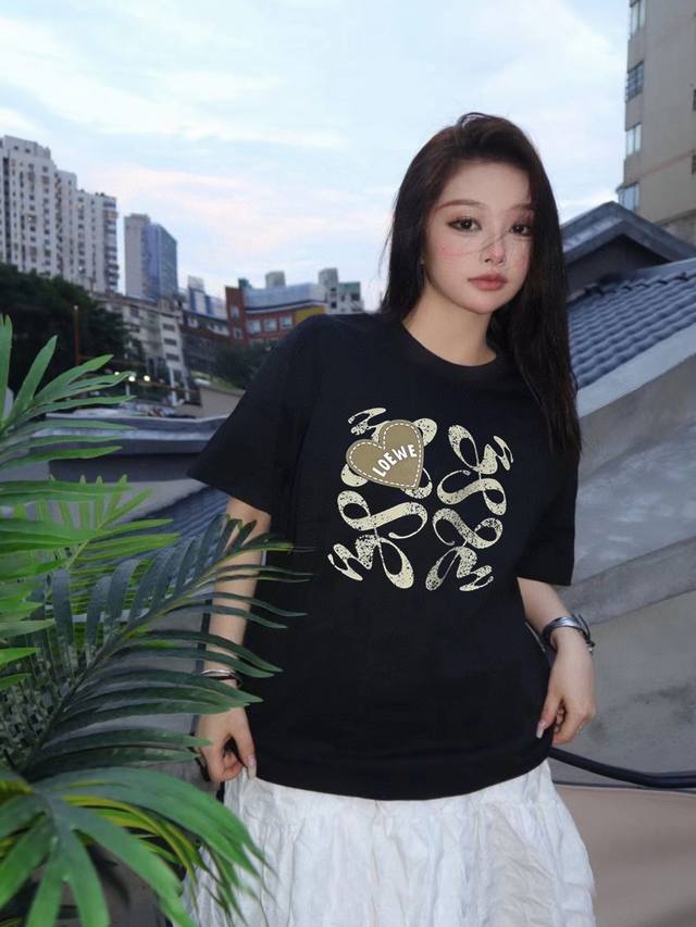 Loew*Loewe classic T-shirt. 25S new style for men and women! Classic Loewe*Loewe