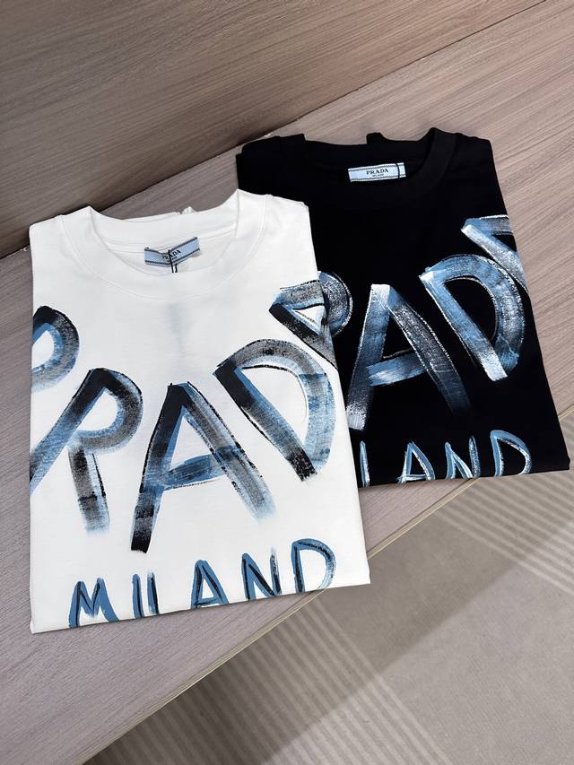 Pujia 25Ss The latest summer short-sleeved round neck T-shirt, high-end custom