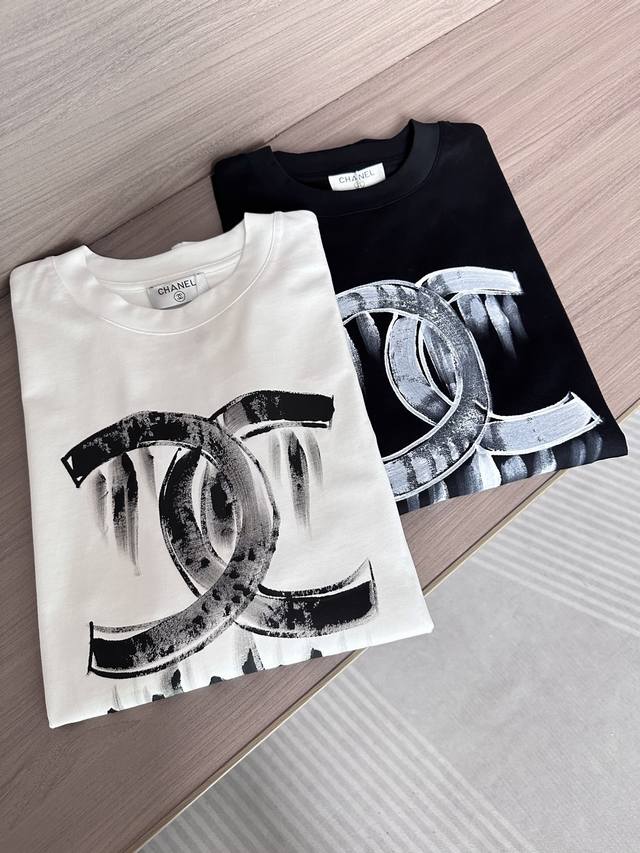 Chan Xiaoxiangjia 25Ss The latest summer short-sleeved round neck T-shirt, high-