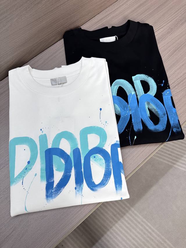 Cd Dijia 25Ss The latest summer short-sleeved round neck T-shirt, high-end custo
