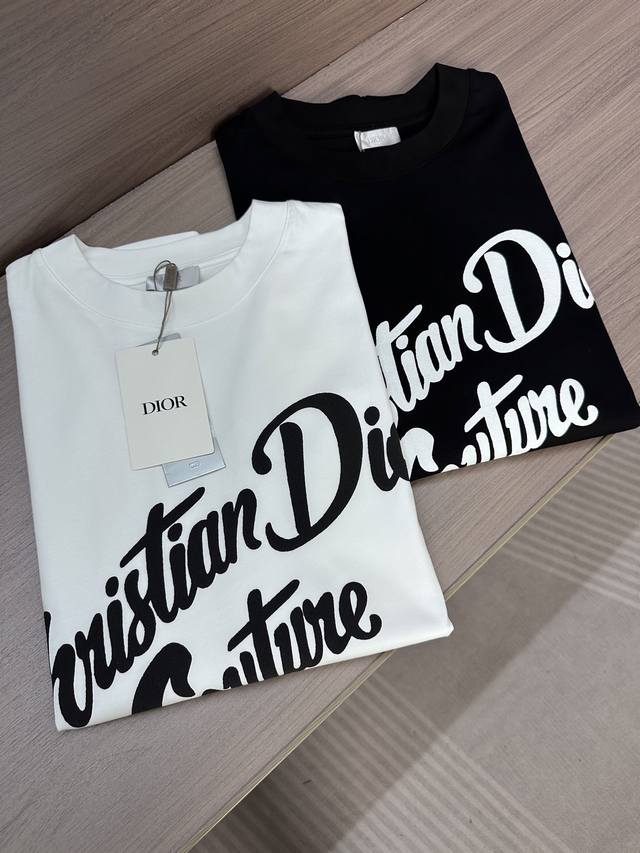 Cd Dijia 25Ss The latest summer short-sleeved round neck T-shirt, high-end custo