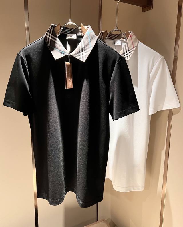 Bur*Erry 2025 Spring/Summer new men's short-sleeved Polo shirt, the brand's late