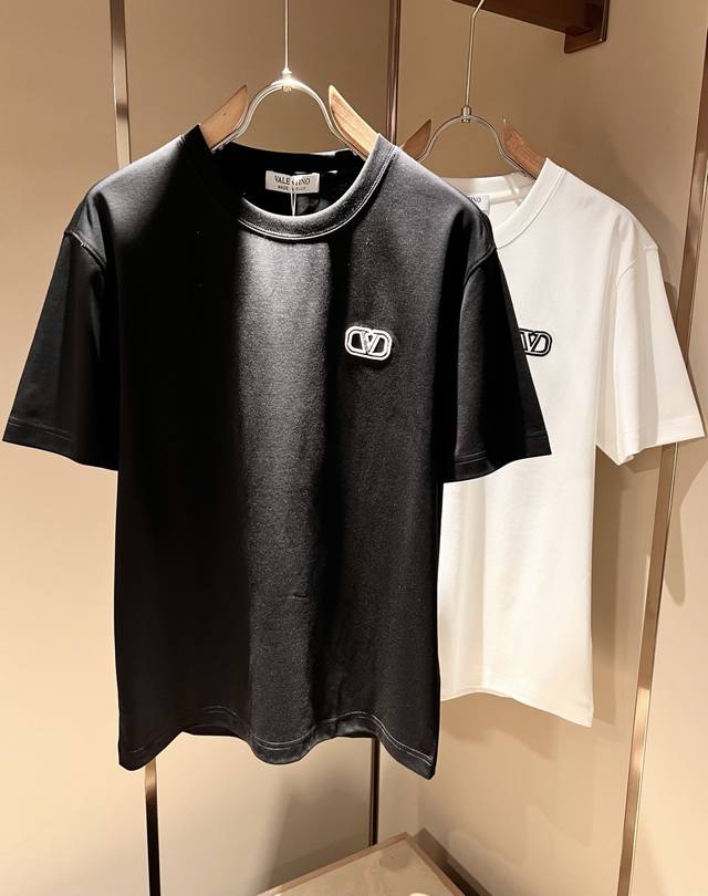 Valenti*O~Counter model, 2025 spring and summer new short-sleeved T-shirt, chest