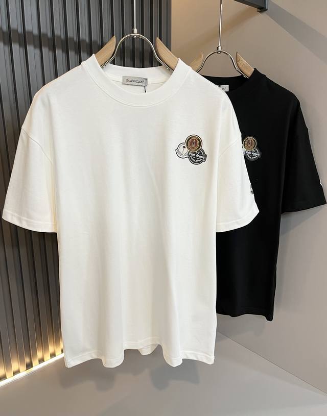 Moncler 2025 Spring and Summer latest unisex trade order short-sleeved T-shirt,
