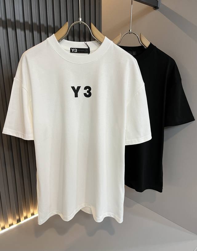 Y-3 Yohji Yamamoto's 2025 spring and summer new short-sleeved T-shirt for men an