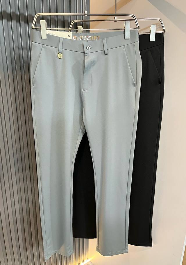Burber*Y Bar*Li autumn men's casual trousers, men's classic basic style small st
