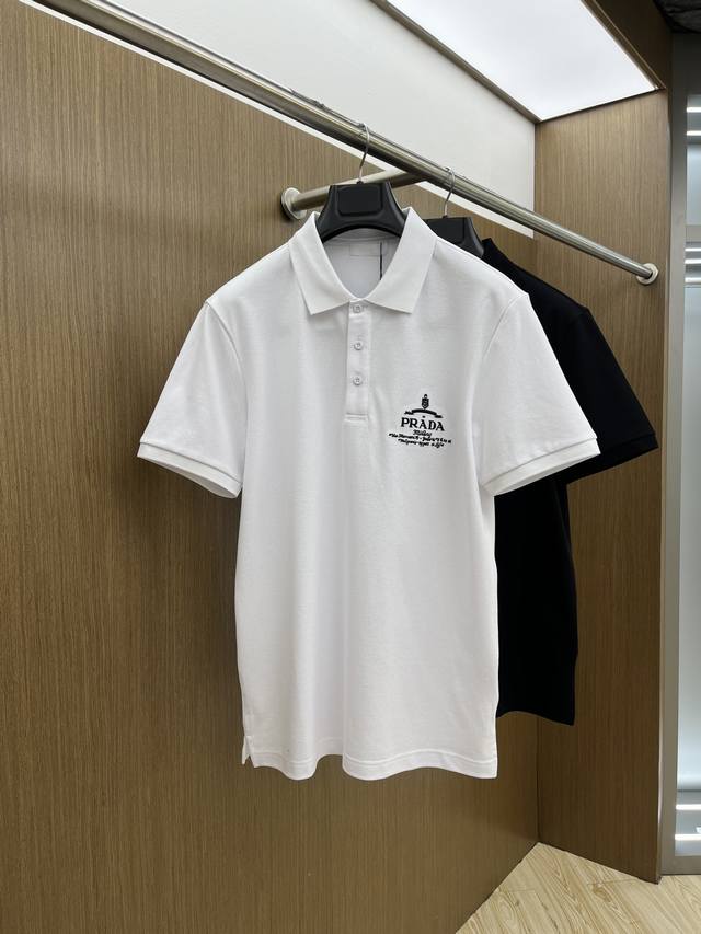2520Ss New summer Logo men's lapel Polo shirt! Classic business men's style, the