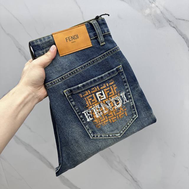 Price adjustment Fendi* Fendi high-end customization, the latest jeans for earl