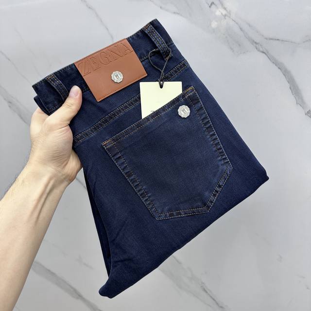 Zegna* Zegna high-end customization, 2025 early spring thin latest jeans counter