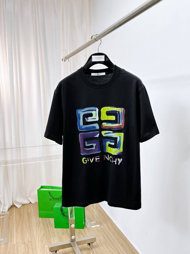 tone Ss Givenchy pure cotton latest fabric, the highest version of classic logo