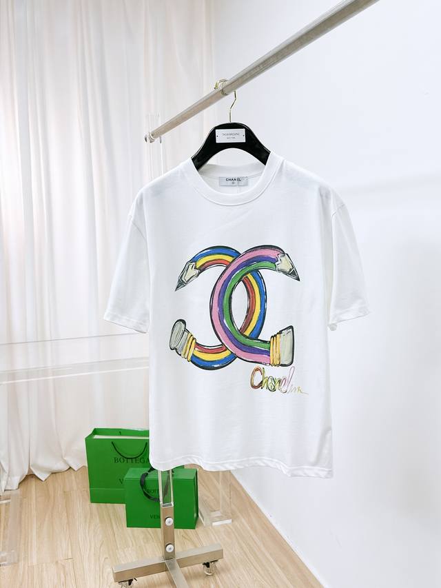 Ss Chanel pure cotton latest fabric, the highest version, classic logo pattern,