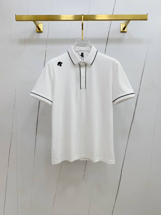 Descente 25Ss new spring and summer short-sleeved lapel T-shirt Polo, the highe