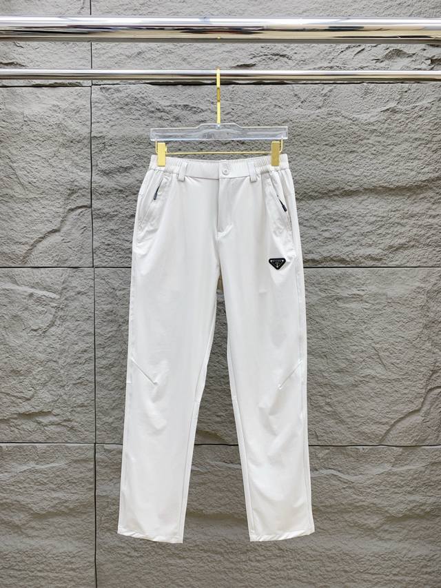 Prada Spring/Summer 25Ss Classic Casual Pants reappear, original custom-made hi