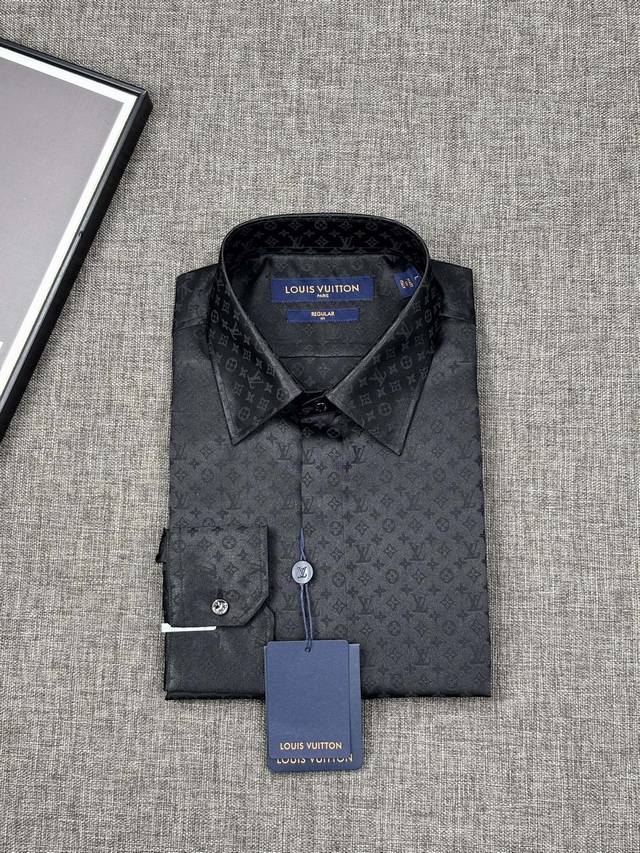 Louis Vuitton Lv original men's high-end long-sleeved shirt, trading company for