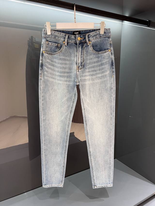 New Fd Jeans 25Ss Spring and Summer New Men's Washed Retro Charm Fashion Casual