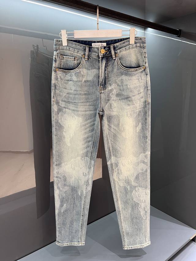 New Di*R jeans 25Ss Spring and summer new men's washed retro charm fashion casu