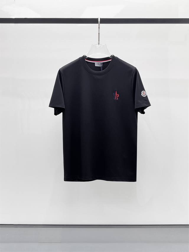 Moncler's top quality 2025 new short-sleeved shirt! Selected 100-count double-si