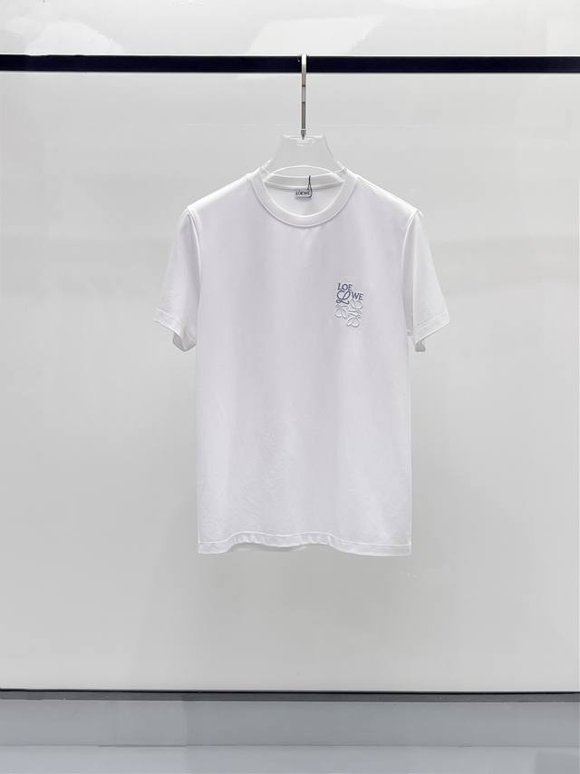 Loewe's top quality 2025 new short-sleeved shirt! Selected 100-count double-sid