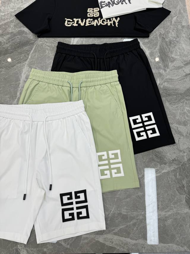 Givench*Y Givenchy 25S new shorts can be matched with suits! Cool and comfortabl