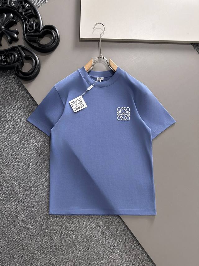 Loewe 2025 Spring and Summer new men's and women's short-sleeved T-shirts! Custo