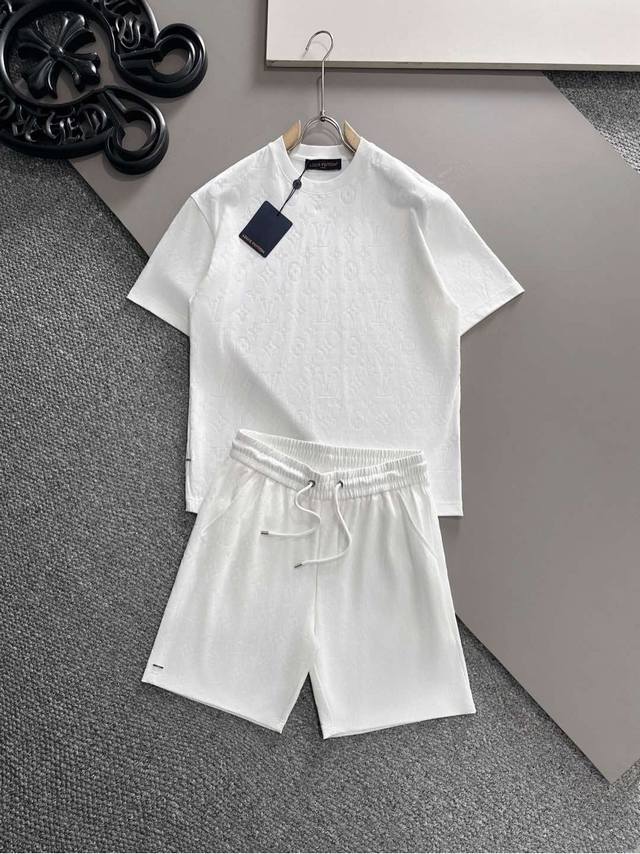 Lv 2025 spring and summer latest style, unisex style, classic design short-sleev