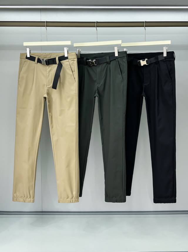 Photo details 25Ss Spring and Summer Lightweight Cotton Blended Metal Buckle Bel