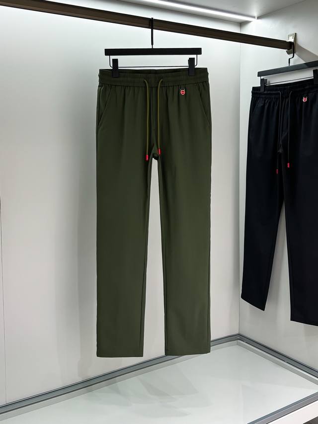 Kiton# 2025 Spring and Summer Casual Pants A new interpretation of aesthetics, i