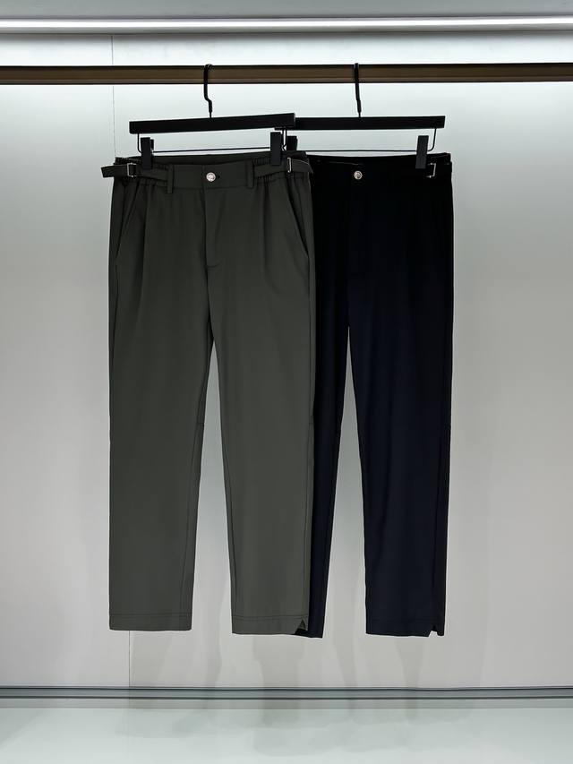 Group photo details H's 2025Ss early spring new original men's casual pants are