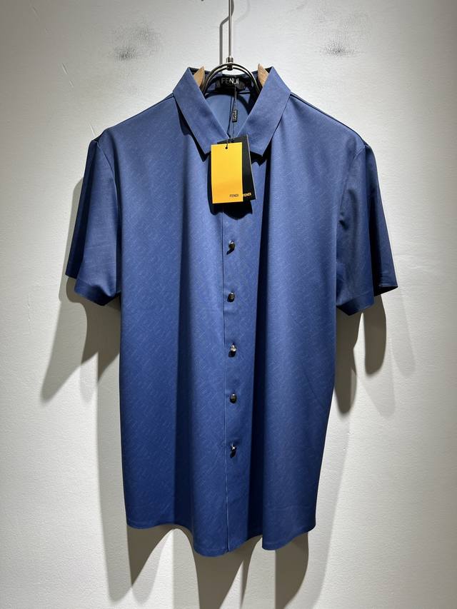 Fen*Di Fendi 2025 spring and summer new men's shirt, trendy and light luxury new