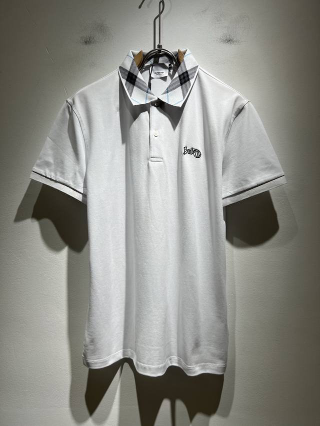 Bur*Erry 2025 Spring/Summer new men's short-sleeved Polo shirt, the brand's late