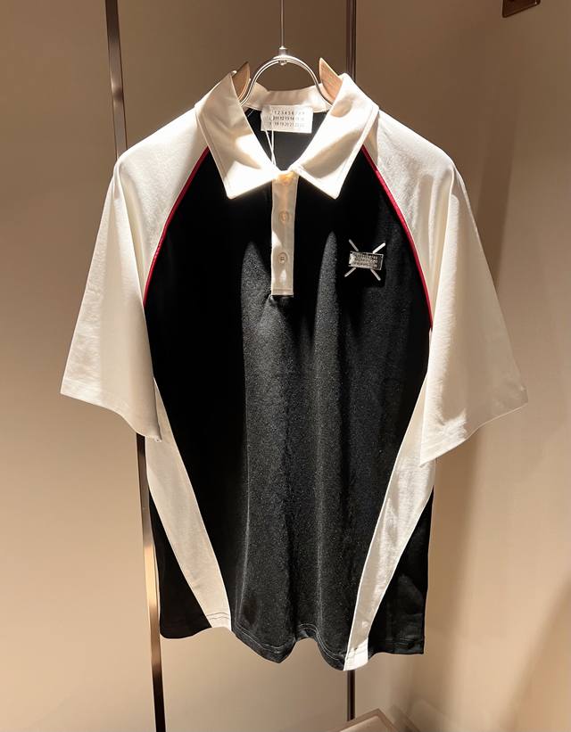 Maison Margiel new spring and summer men's short-sleeved Polo shirt, sold simult