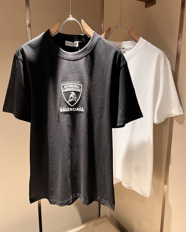 Balenci*Ga Paris* House 2025 Spring and Summer New Men's and Women's Short-sleev