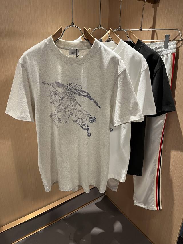 Burber*Y Bar*Li's 2025 spring and summer new unisex short-sleeved T-shirts are c