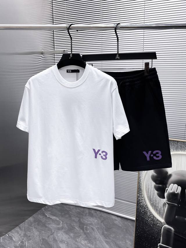 Y3 2025Ss new summer short-sleeved suit, high-end version! Custom-made fabrics a