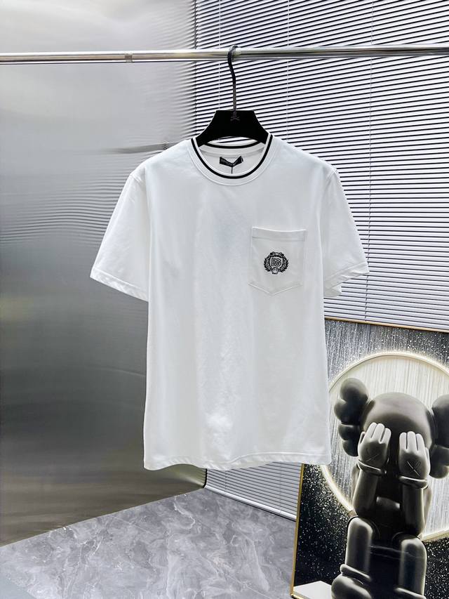 Dolce & Gabbana Dg 2025Ss new summer short-sleeved T-shirt, short-sleeved round