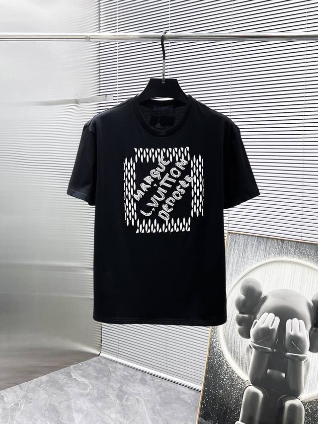 Louis Vuitton Lv 2025Ss new half-sleeve T-shirt, short-sleeved round neck T-shir